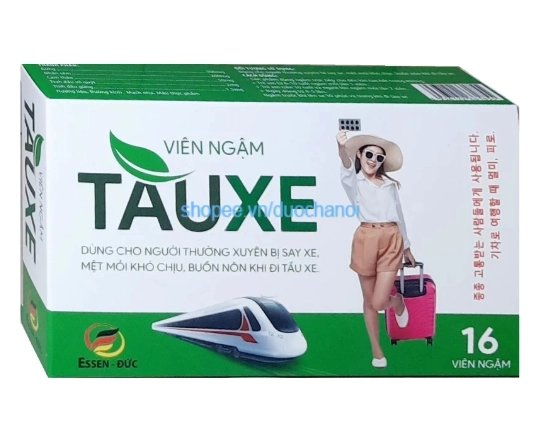 Hỗ trợ cho người thường bị say xe Viên ngậm Tàu Xe hộp 16 viên