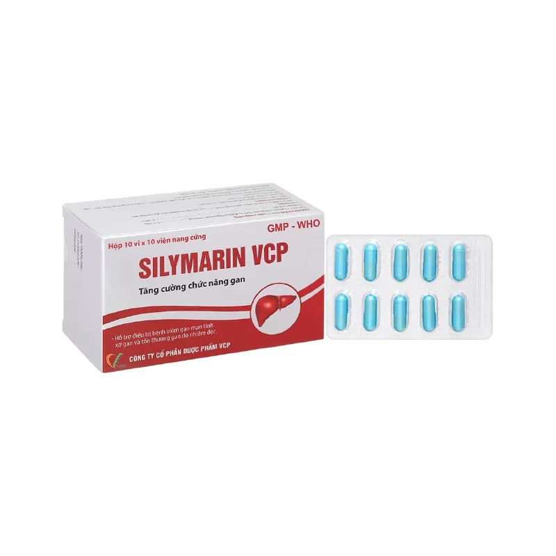 Silymarin VCP hộp 100 viên