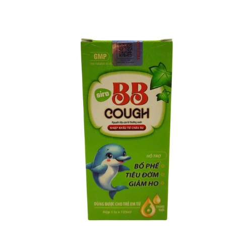 Thực phẩm bảo vệ sức khoẻ Siro BB COUGH hộp 1 lọ x 125ml