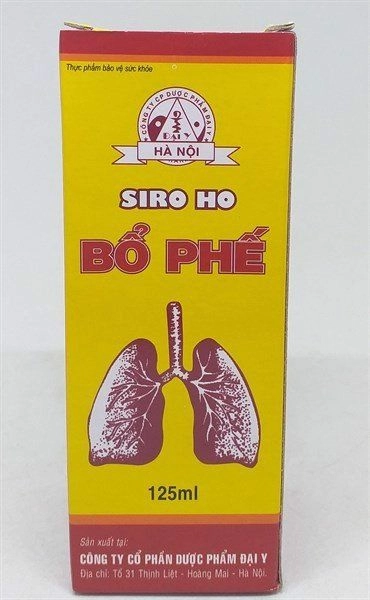 Siro ho Bổ Phế ĐẠI Y hộp 1 chai 125ml
