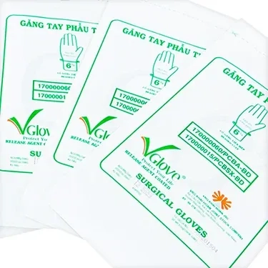 Găng tay phẫu thuật Surgical Gloves 6.5 Vglove gói 1 đôi