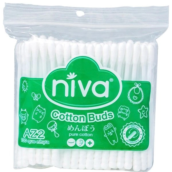 Tăm bông người lớn Niva AZ2 gói 100 que