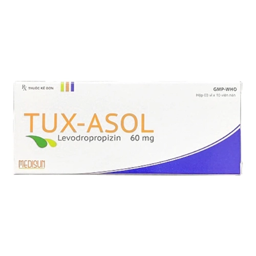 Thuốc ho TUX-ASOL hộp 3 vỉ x 10 viên