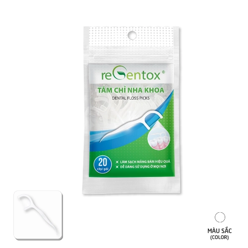 Tăm chỉ nha khoa Regentox gói 20 cái