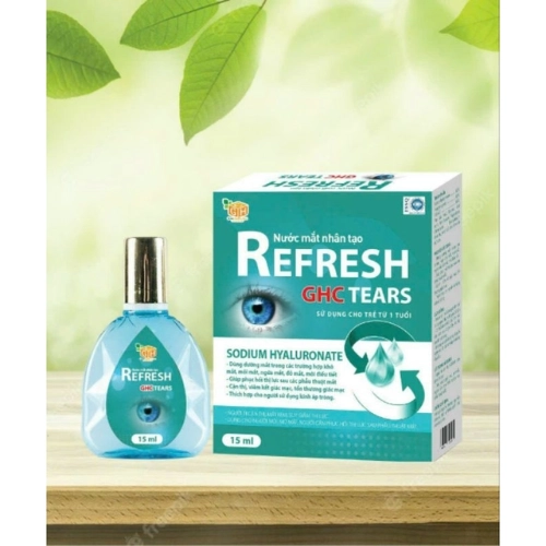Nước mắt nhân tạo REFRESH GHC TEARS hộp 1 chai 15ml