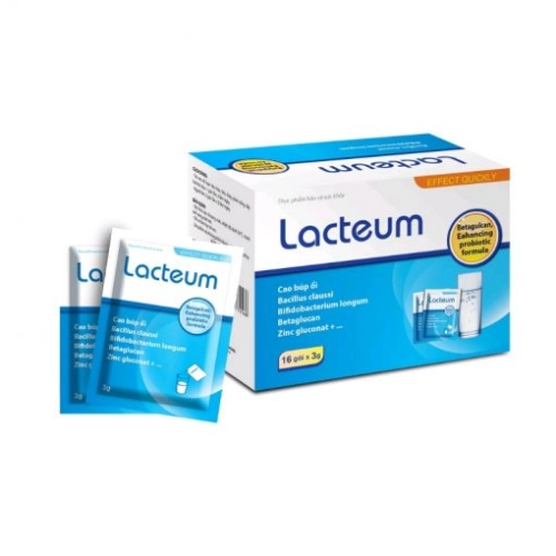 Bổ sung các lợi khuẩn Lacteum hộp 16 gói