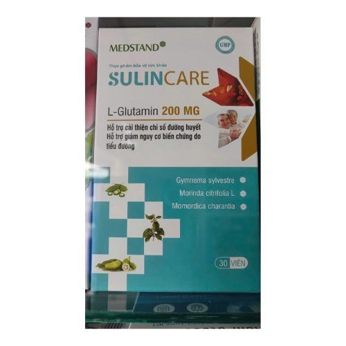 Viên uống hỗ trợ tiểu đường Sulincare hộp 1 lọ 30 viên