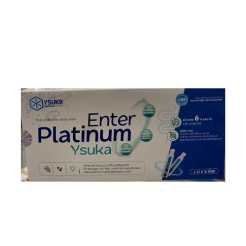 Thực phẩm bảo vệ sức khỏe Enter Platinum Ysuka hộp 2 vỉ x 10 ống
