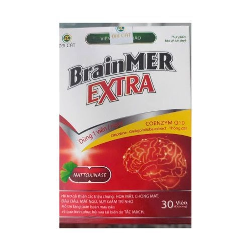 Viên hoạt huyết dưỡng não BRAINMER EXTRA hộp 30 viên