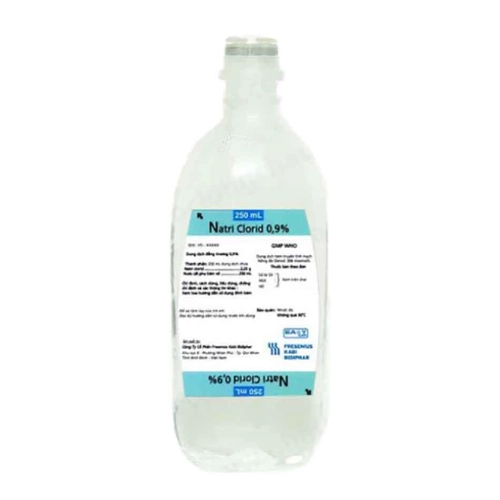 Dung dịch tiêm truyền tĩnh mạch Natri Clorid 0.9% Fresenius Kabi chai 250ml