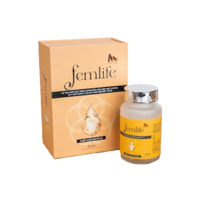 Viên uống hỗ trợ tăng cường nội tiết tố nữ Femlife hộp 1 lọ 30 viên
