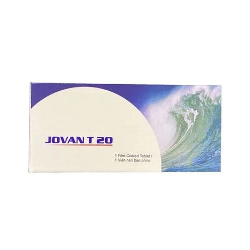 Thuốc điều trị rối loạn cương dương Jovan T 20 Cadila hộp 1 vỉ x 1 viên