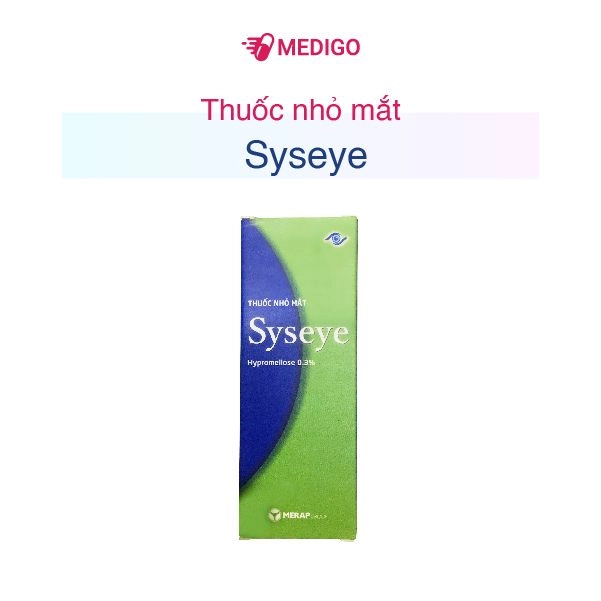 Thuốc nhỏ mắt Syseye hộp 1 chai 15ml