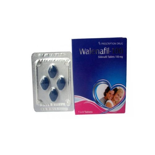 Thuốc trị rối loạn cương dương Walenafil-100 hộp 1 vỉ x 4 viên