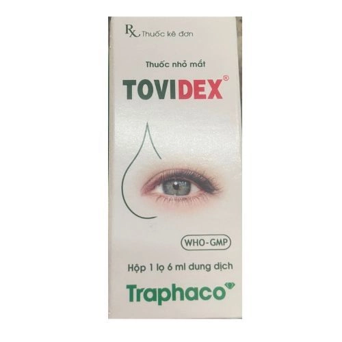 Thuốc nhỏ mắt Tovidex Traphaco hộp 1 lọ 6 ml