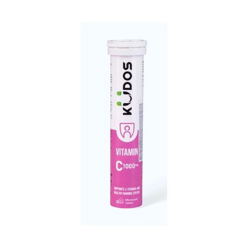 Hỗ trợ tăng cường miễn dịch KUDOS Vitamin C 1000mg Water Melon tuýp 20 viên sủi