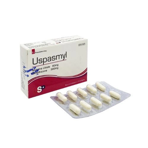 Thuốc chống co thắt cơ trơn USpasmyl US PHARMA hộp 3 vỉ x 10 viên