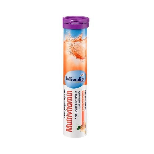 Viên sủi bổ sung Tổng Hợp Mivolis MultiVitamin tuýp 20 viên