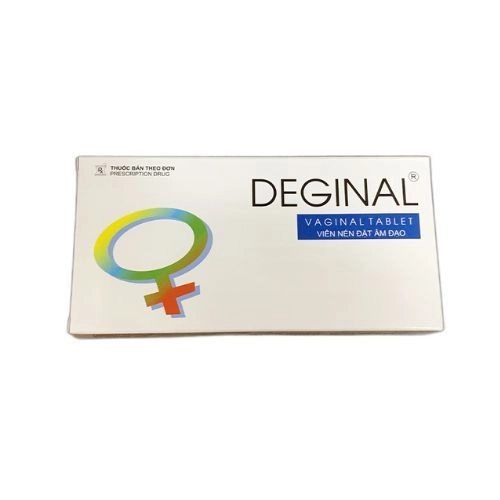 Thuốc đặt Deginal hộp 1 vỉ x 10 viên