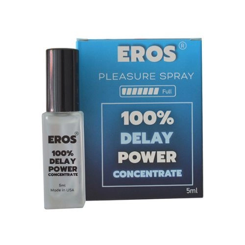 Chai xịt kéo dài thời gian Eros 100% Delay power concentrate hộp 1 chai 5ml