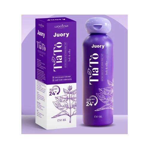 Dung dịch vệ sinh phụ nữ Tía Tô Juory Lucky Star hộp 1 chai 150ml