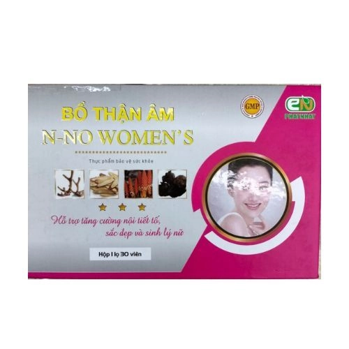 Viên uống hỗ trợ tăng cường nội tiết tố, sắc đẹp và sinh lý nữ Bổ Thận Âm N-No Women's hộp 1 lọ 30 viên