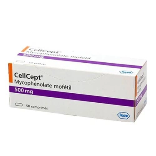 Cellcept 500mg Roche hộp 5 vỉ x 10 viên