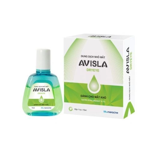 Dung dịch nhỏ mắt Avisla Dryeye hộp 1 lọ 15ml