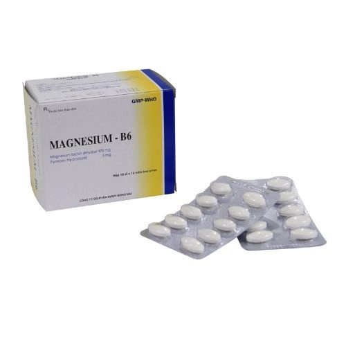Bổ sung magnesi Magnesium B6 Đồng Nai hộp 10 vỉ x 10 viên