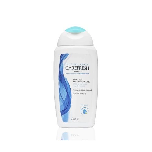 Dung dịch vệ sinh phụ nữ làm sạch khử mùi khó chịu Carefresh hoa trà trắng Lollipop hôp 1 chai 250ml