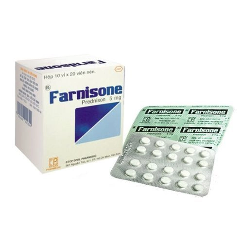 Thuốc kháng viêm Farnisone Pharmedic hộp 10 vỉ x 20 viên