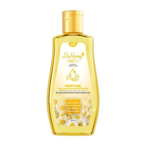 Dung dịch vệ sinh phụ nữ Dạ Hương Daily Fresh Tăng Cường Dưỡng Ẩm hộp 1 chai 120ml