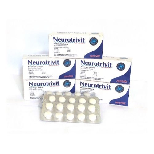 Bổ sung Vitamin nhóm B Neurotrivit Phapharco hộp 5 vỉ x 10 viên