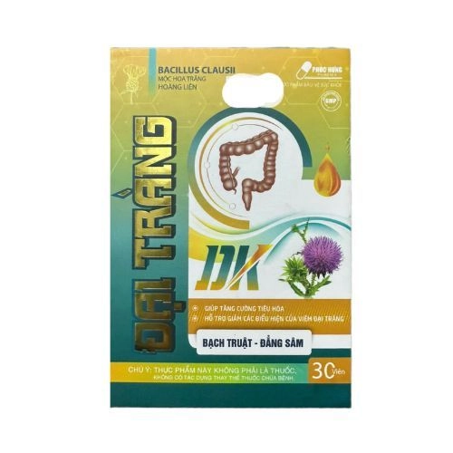 Hỗ trợ tăng cường tiêu hóa Đại Tràng DK hộp 30 viên