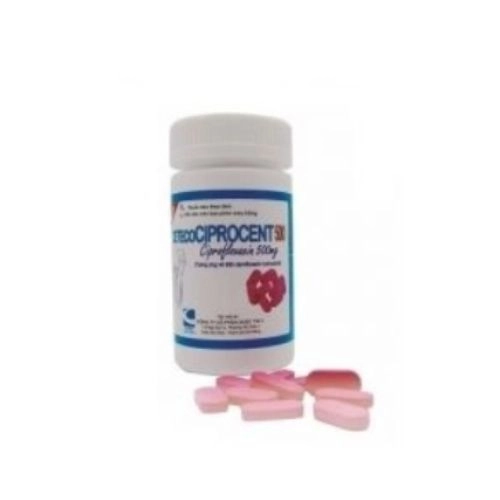 Thuốc kháng sinh Cetecociprocent 500mg lọ 100 viên