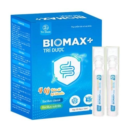 Men tiêu hóa Biomax+ Trí Dược Biomax+ Trí Dược Hộp 20 ống x 10 ml