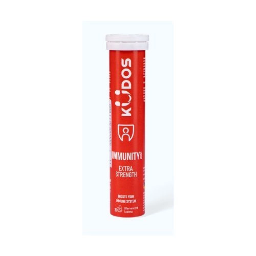 Hỗ trợ tăng cường sức khoẻ, sức đề kháng KUDOS Immunity - Extra Strength tuýp 20 viên sủi