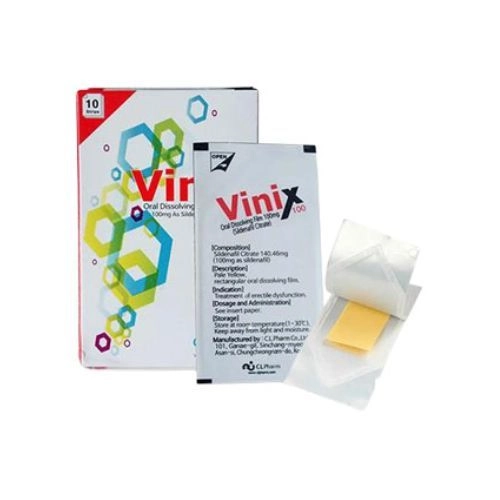 Tem ngậm chống xuất tinh sớm kéo dài thời gian quan hệ Tem Vinix hộp 10 tem