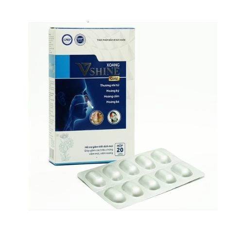 Viên uống hỗ trợ XOANG VShine Gold hộp 2 vỉ x 10 viên