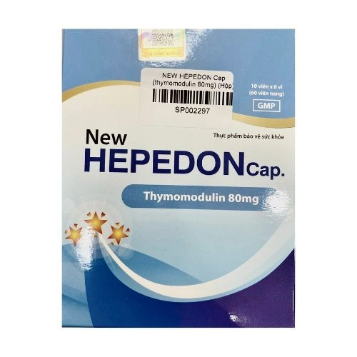 Thuốc tác động lên hệ miễn dịch New Hepedon Cap. hộp 10 vỉ x 6 viên