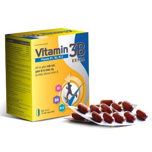 Thực phẩm bảo vệ sức khỏe  Vitamin 3B Extra hộp 10 vỉ x 10 viên