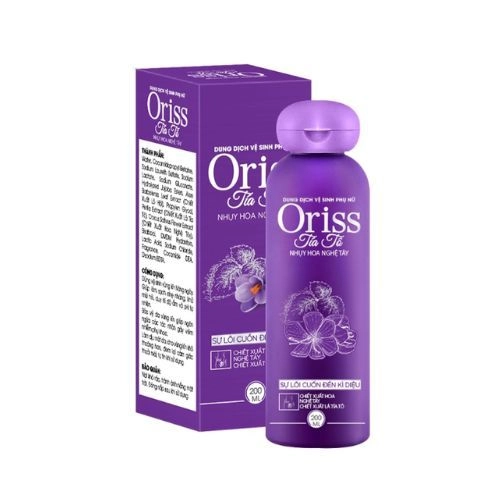 Dung dịch vệ sinh phụ nữ Oriss Tía Tô Oriss Tía Tô Hộp 1 chai x 200ml