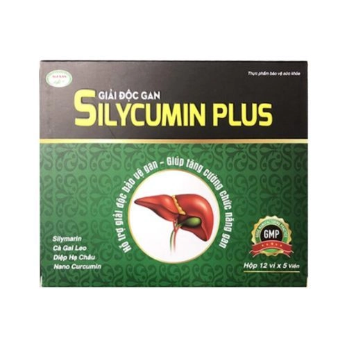 Hỗ trợ giải độc bảo vệ gan, tăng cường chức năng gan. Silycumin Plus Hộp 12 vỉ x 5 viên