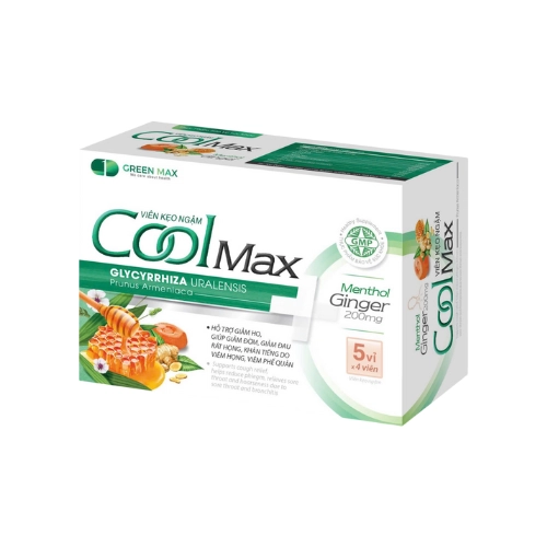Kẹo ngậm CoolMax hộp 5 vỉ x 4 viên