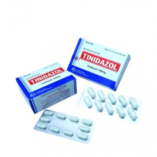Thuốc kháng sinh Tinidazol 500mg Khánh Hòa hộp 10 vỉ x 10 viên