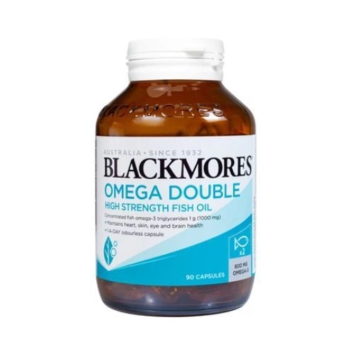 Viên uống bổ sung omega cho cơ thể Blackmores Omega Double High Strength Fish Oil lọ 90 viên