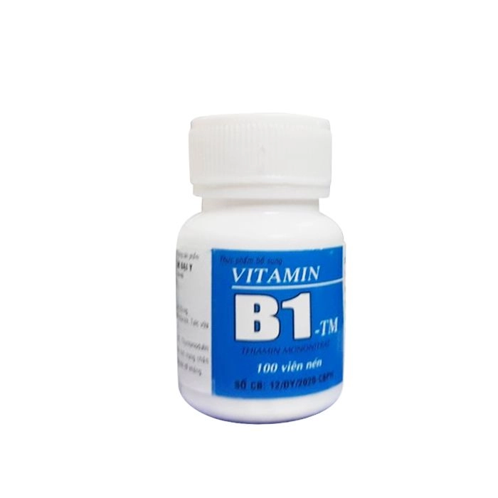 Viên uống bổ sung Vitamin B1 - TM (Đại Y) lọ 100 viên nén