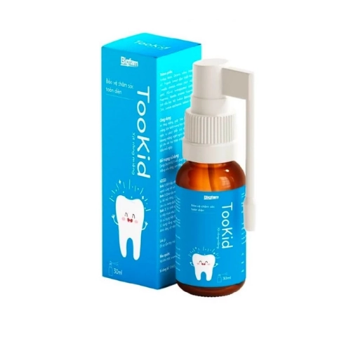 Xịt răng miệng TooKid hộp 1 chai 30ml