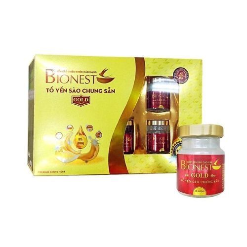 Thực phẩm bổ sung Yến Sào  Bionest Gold cao cấp hộp 6 hũ x 70ml