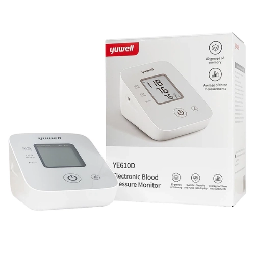 Máy đo huyết áp bắp tay Yuwell YE610D hộp 1 cái